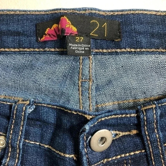 Forever 21 Blue Jeans Size 27 - Picture 7 of 8